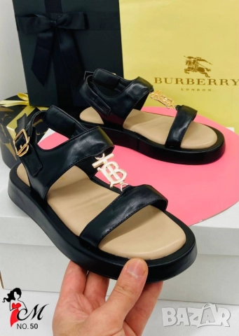 сандали от ествествена кожа burberry, снимка 5 - Сандали - 51458562