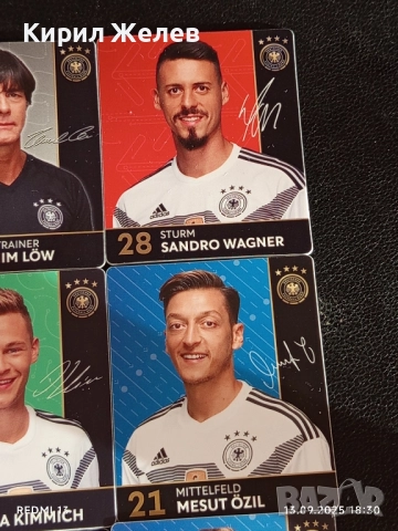 Колекционерски картички на футболисти САМИ КЕДИРА, БЕНЕДИКТ ХОВЕДЕС,МАРК АНДРЕ ТЕР СТЕГЕН 51039, снимка 4 - Колекции - 51703366