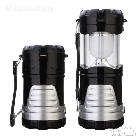 Фенер за излети с диоди и соларно зареждане CAMP LAMPA-10C, снимка 4 - Соларни лампи - 52188705