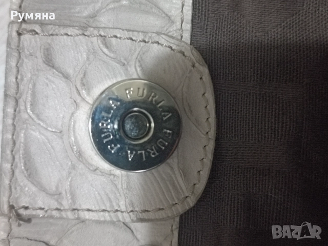 FURLA -дамска чанта,ест кожа,винтидж, снимка 3 - Чанти - 52123706