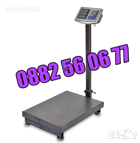 Кантар с платформа до 1000 кг, електронен кантар, везна до 1 тон, снимка 3 - Везни - 52178941