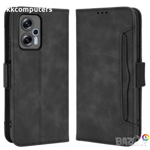Xiaomi Poco X4 GT 5G/Redmi Note 11T Pro 5G/Note 11T Pro+ 5G Wallet Калъф и Протектор, снимка 5 - Калъфи, кейсове - 53208720