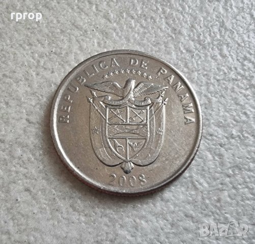 Монета. Панама. ¼ балбоа .  2008 година, снимка 4 - Нумизматика и бонистика - 39622877