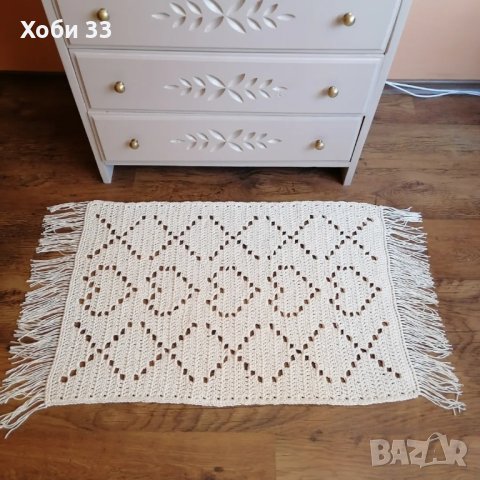 килимче изработено на една кука, снимка 3 - Други стоки за дома - 41862354