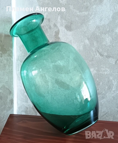 Стъклена ваза - Рустик, снимка 5 - Вази - 53832418