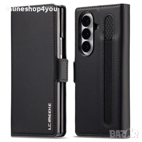 Кожен Калъф Тип Тефтер за Samsung Galaxy Z Fold 6 / 7, снимка 3 - Калъфи, кейсове - 51609195