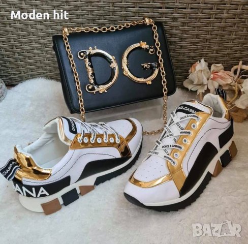 Намалени! Dolce&Gabbana дамски маратонки висок клас реплика, снимка 4 - Маратонки - 33902922