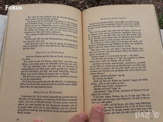 Стара немска книга, снимка 4 - Антикварни и старинни предмети - 53490410