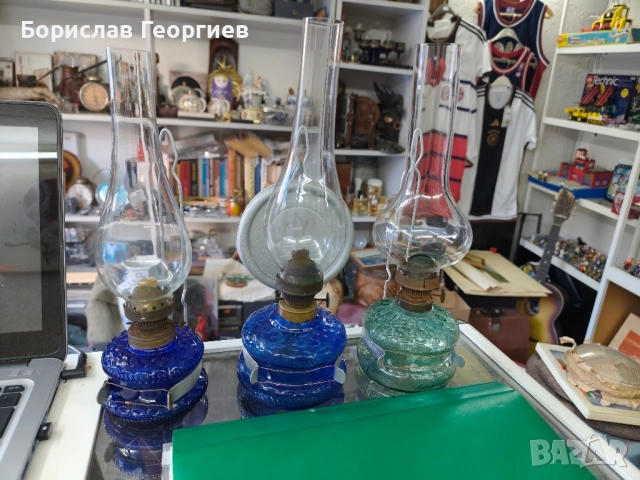 Стара газена лампа три броя