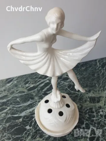Goebel статуетка 23см/1930те/стара Гьобел немска порцеланова фигура на балерина