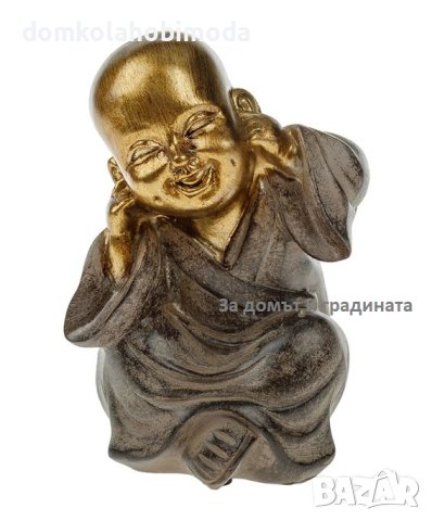  Керамична фигура на етнически монах, 9х10х16 см 