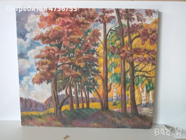 Картина , масло върху фазер , снимка 2 - Картини - 53475933