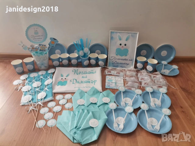 украса За погача на тема Зайче 