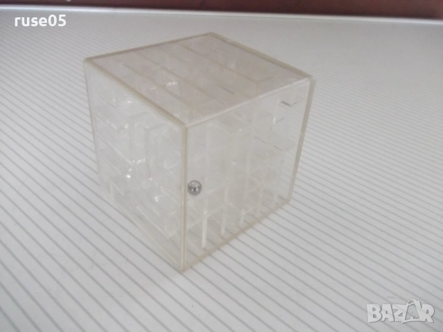 Игра куб лабиринт със съчма, снимка 3 - Други стоки за дома - 53848259