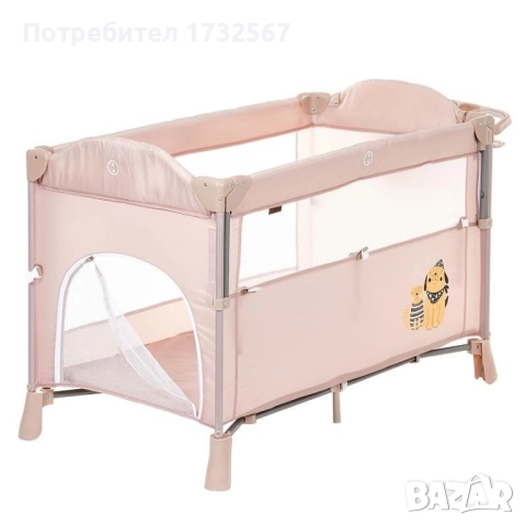 Швейцарско бебешко легло на две нива и сгъваема страница, снимка 4 - Бебешки легла и матраци - 51850407