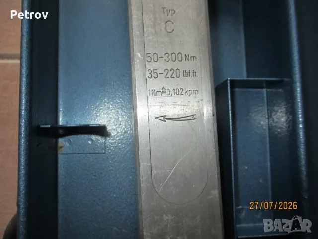 GEDORE - RAHSOL - DREMOMETER - Typ C - GERMANY - !! Нов Внос !! - 1/2" Динамометричен Ключ 50-300 Nm, снимка 3 - Ключове - 55741374