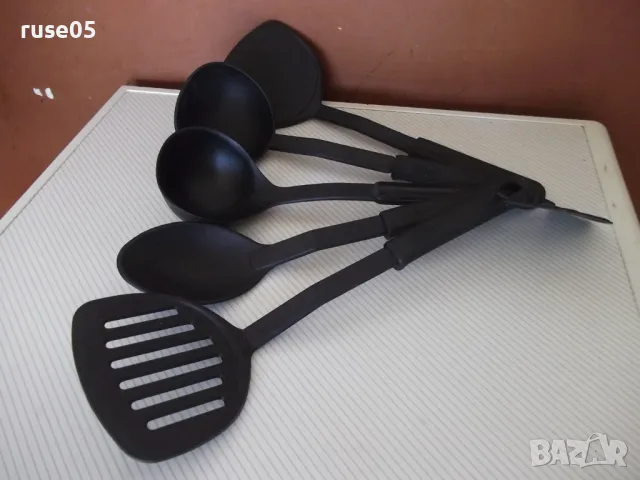Комплект от 5 бр. прибора за готвене, снимка 2 - Прибори за хранене, готвене и сервиране - 50337415
