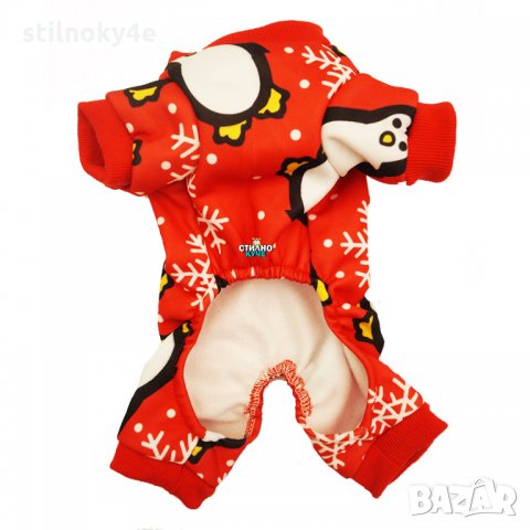 Коледен кучешки гащеризон Коледни кучешки дрехи Коледна дреха за куче, снимка 6 - За кучета - 34699004