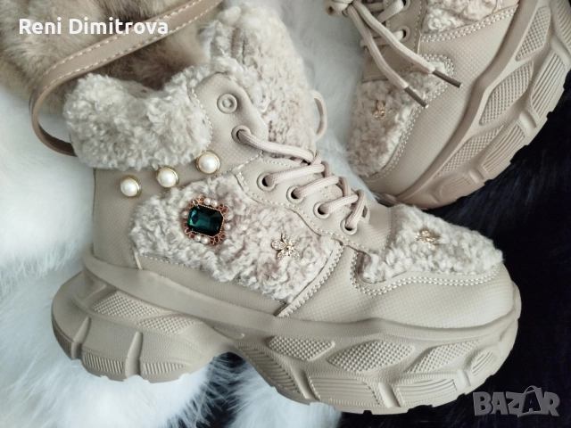 дамски зимни маратонки , снимка 3 - Маратонки - 52512399