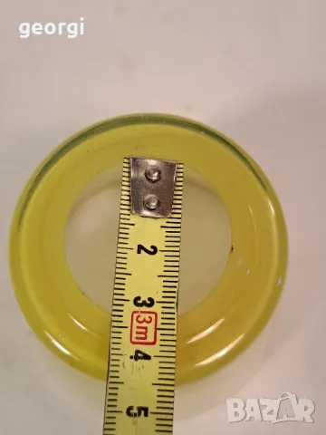 ретро жълти плафони за лампа или полилей 6/1, снимка 4 - Настолни лампи - 49279069