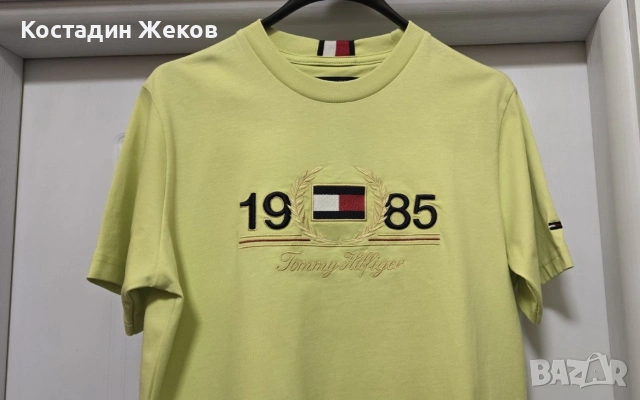 Нова. Тениска памучна оригинална. TOMMY HILFIGER , снимка 4 - Тениски - 53828041