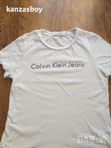 calvin klein jeans - страхотна дамска тениска , снимка 5 - Тениски - 41500218