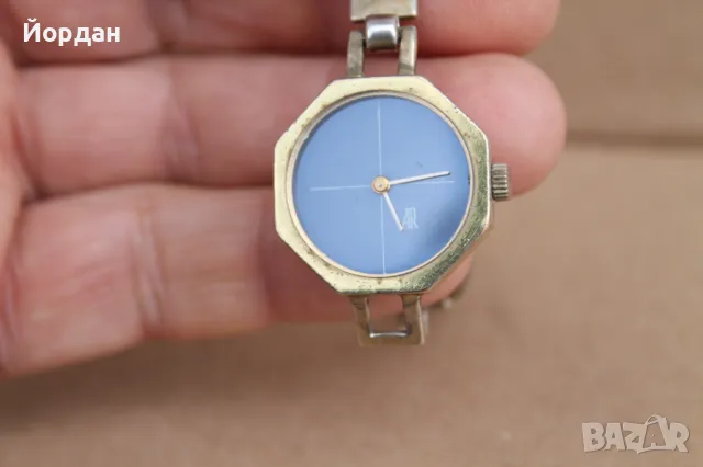 Дамски сребърен Швейцарски часовник с позлата /17 камъка/, снимка 12 - Дамски - 49798121