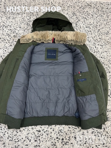 Мъжко зимно, пухено яке TOMMY Размер L, снимка 5 - Якета - 52577317