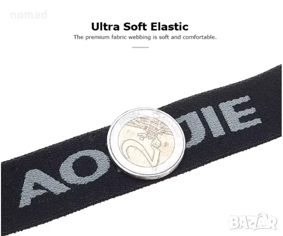 Колан за състезателен номер и гелове AONIJIE I Бягане, триатлон, снимка 7 - Спортна екипировка - 49489908