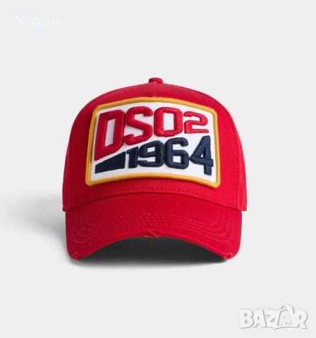 НОВА Dsquared2 DSQ2 1964 Червена Шапка с козирка ОРИГИНАЛ Рядка с етикети, снимка 7 - Шапки - 53728677