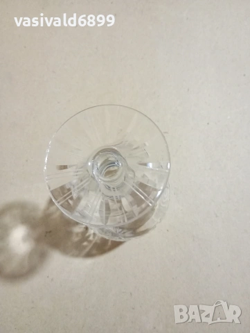 Кристален сервиз от 6 чаши , снимка 4 - Сервизи - 53749522