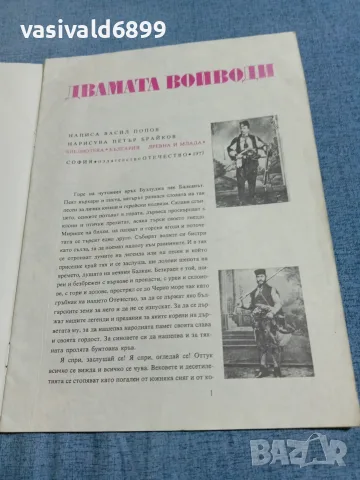 Васил Попов - Двамата войводи , снимка 4 - Българска литература - 56378298