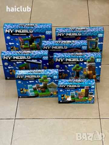 Магнитни кубчета/Magnetik block minecraft, снимка 9 - Образователни игри - 52517332