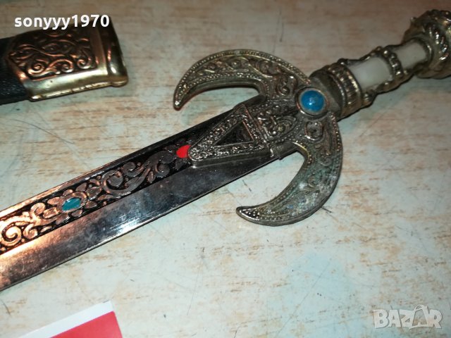 ОРИЕНТАЛСКА КАМА С КАНИЯ 0810211734, снимка 3 - Антикварни и старинни предмети - 34396223