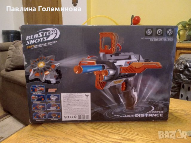Детска пушка Blaster Shots, снимка 3 - Други - 41612400