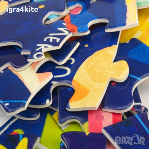 Светещ Пъзел Monster Planet - Извънземен Планетариум 96 брой части, снимка 5 - Игри и пъзели - 52158385