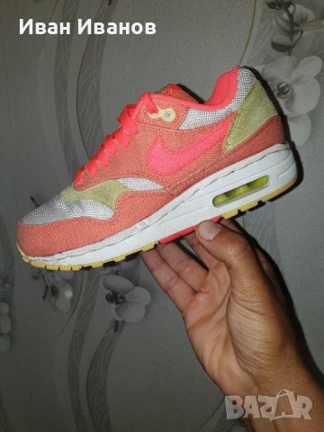 оригинални маратонки  Nike  Air Max 1 Melon номер 35,5 -36 , снимка 8 - Маратонки - 36275172