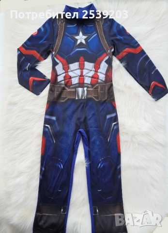Костюм MARVEL Капитам Америка 7-8 години, снимка 5 - Други - 52061543