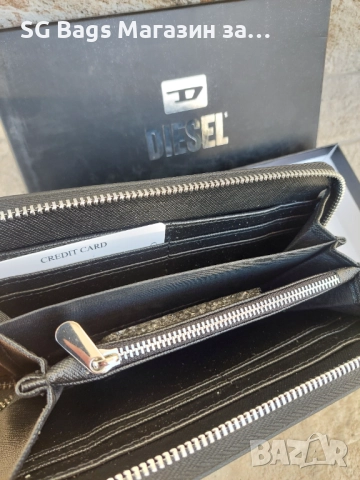 Diesel дамско портмоне дамски портфейл код 203, снимка 5 - Портфейли, портмонета - 43919452