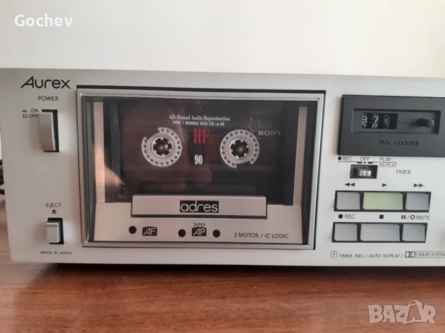 Касетен дек Aurex PC X45AD, снимка 10 - Декове - 52185632