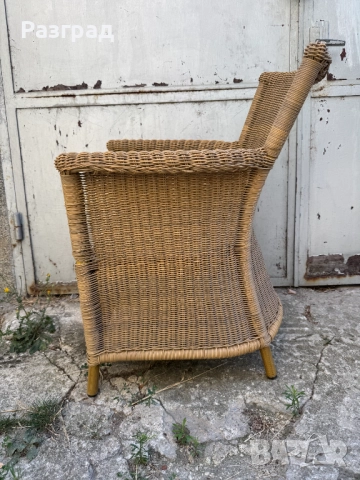 Ратанов  стол, снимка 2 - Столове - 51485324