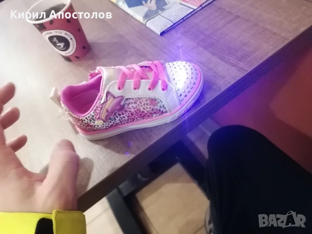 детски маратонки светещи 25 номер