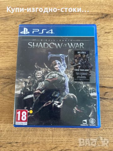 Shadow of War Middle Earth PS4, снимка 1 - Игри за PlayStation - 42017936