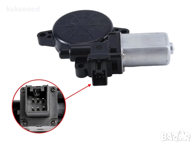 Електромотор за стъклоподемник за Mazda 2 MK2, снимка 6 - Части - 52315055