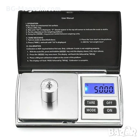 Професионална електронна везна кантар 0.01 бижутерска за злато храна лекарства бижута прецизна, снимка 5 - Везни - 50929761