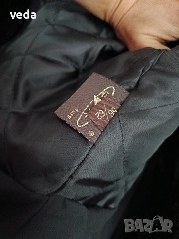 Мъжко кожено палто от норка естествен косъм XL, снимка 3 - Палта - 53689621