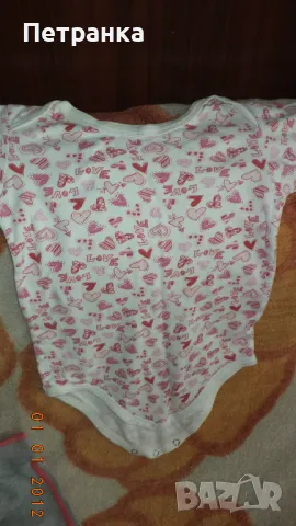 На вашето внимание - ДАТСКИ оригинални бебешки бодита, снимка 1