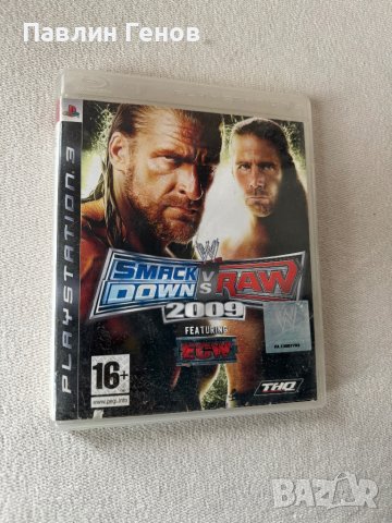 WWE SmackDown Vs Raw 2009 за плейстейшън 3 , PS3 , playstation 3, снимка 1 - Игри за PlayStation - 44501195