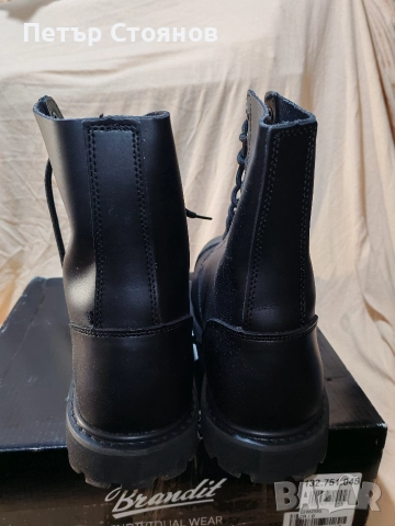 Здрави мъжки кубинки от естествена кожа Brandit р-р 47, снимка 6 - Мъжки боти - 52673887