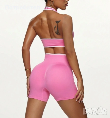 Розов спортен комплект, снимка 2 - Спортни екипи - 53744120
